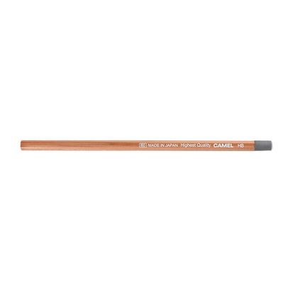 Camel Pencil HB with Eraser - Grey