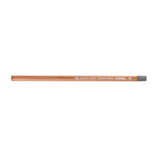 Camel Pencil HB with Eraser - Grey