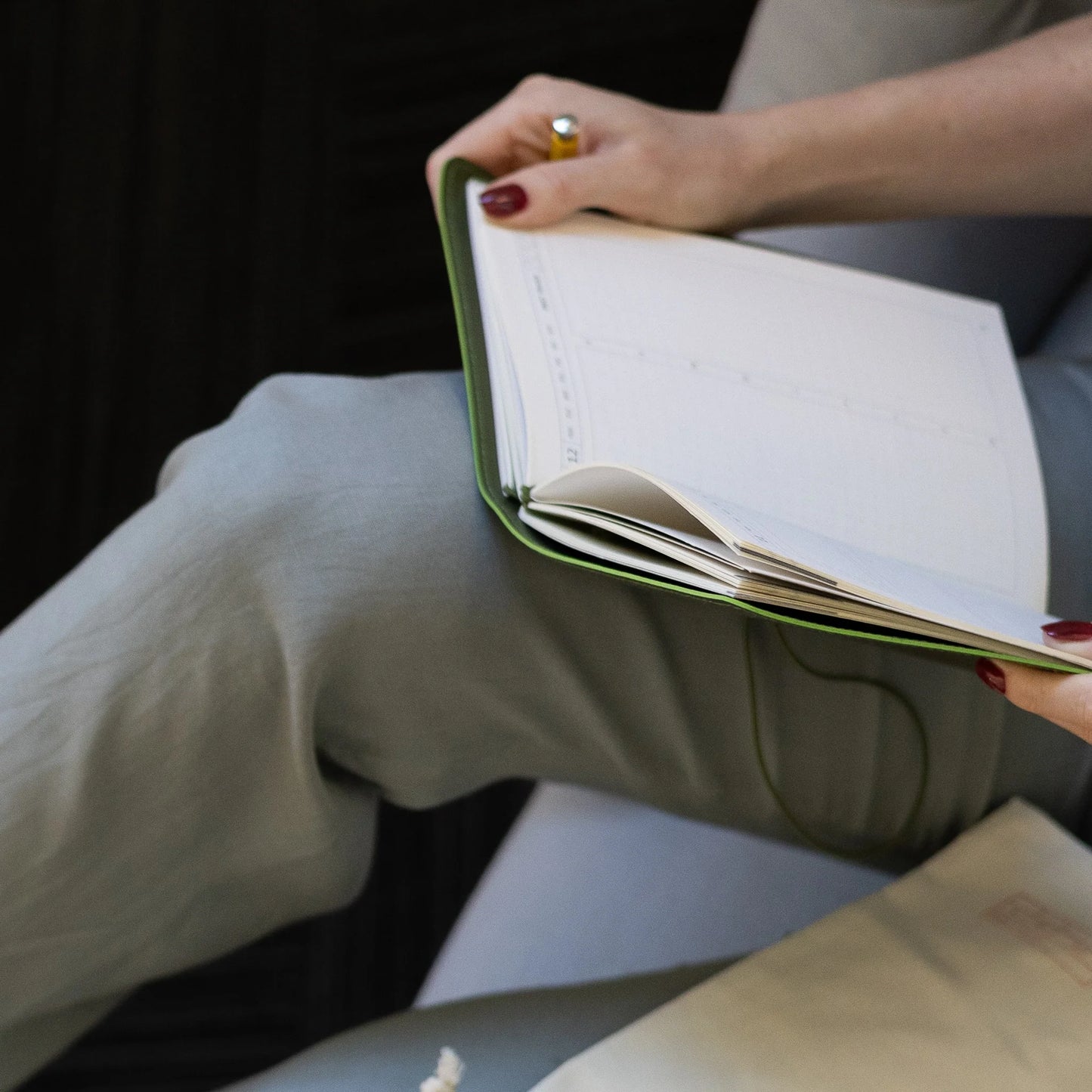 Creator's Friend Refillable Notebook Folio (Olive Green)